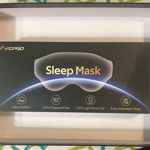 Black Sleep Mask — Ultra Comfort Light Block-Out
